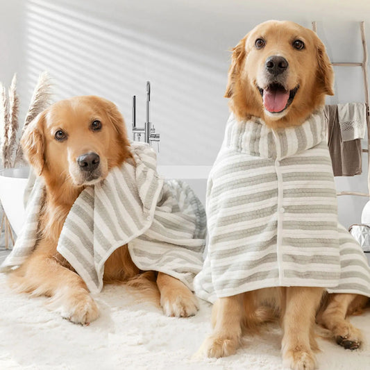 Quick-drying dog bath towel for small and large dogs UK